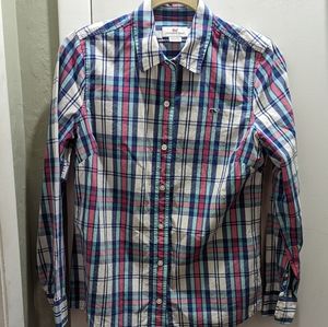 Vineyard Vines Plaid Button Down shirt Women's Size 4